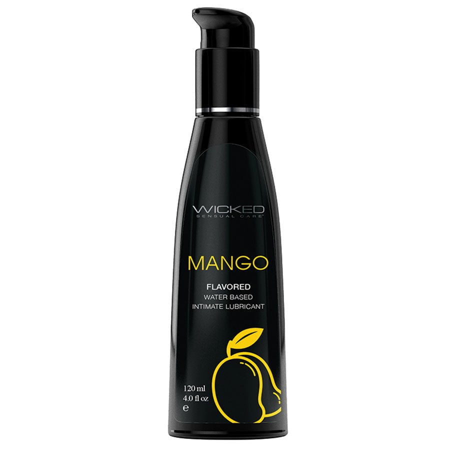 Wicked Flavored Water-Based Edible Lubricant Lubricant Mango / 4 oz