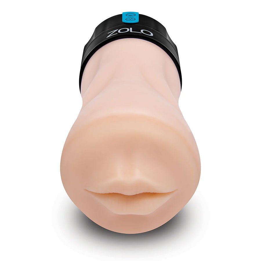 Zolo Gawk Rechargeable Silicone Deep Throat Vibrating Sucking Blowbot Masturbators