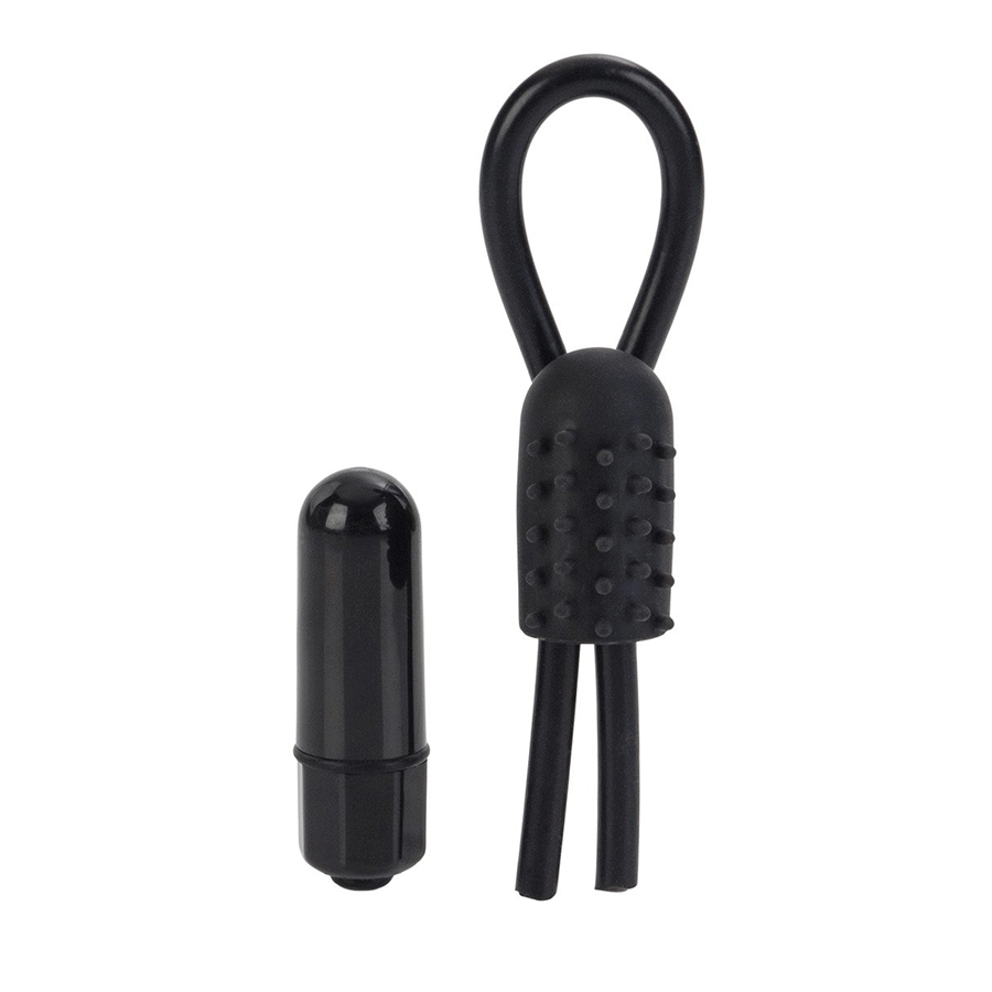10 Function Vibrating Silicone Stud Lasso Cock Ring by Cal Exotics Cock Rings
