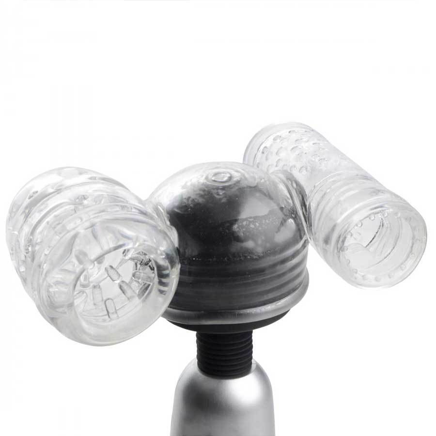 2 in 1 Male Masturbator Tube Stroker Attachment For Magic Wand 2 in 1 Male Masturbator Tube Stroker Attachment For Magic Wand
