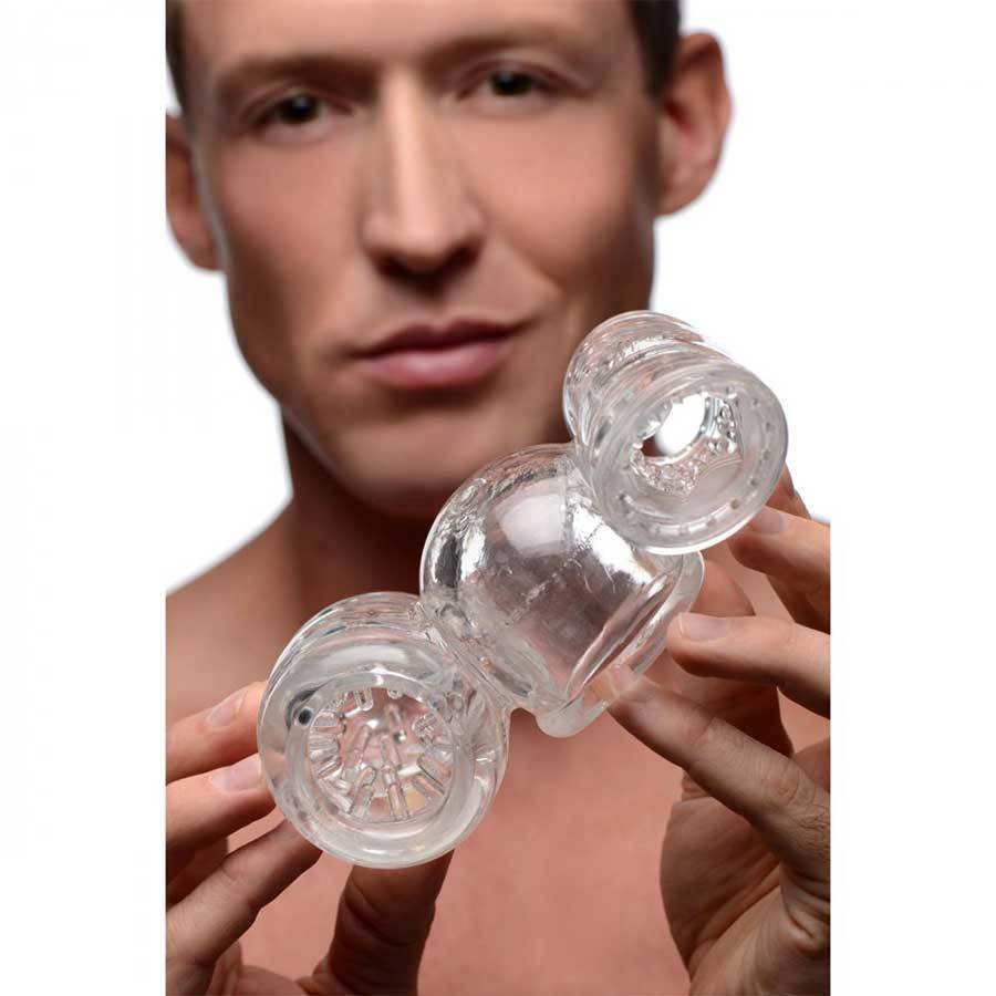 2 in 1 Male Masturbator Tube Stroker Attachment For Magic Wand 2 in 1 Male Masturbator Tube Stroker Attachment For Magic Wand