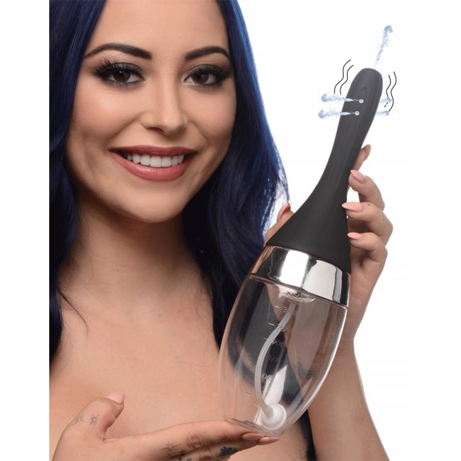 350ml Auto-Vibrating Anal Enema Bulb by CleanStream Anal Douche