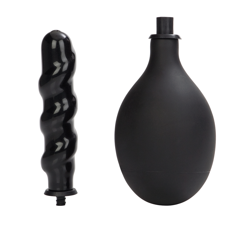 420ml Big Man Cleanser Ribbed Anal Enema Bulb by Cal Exotics Anal Douche