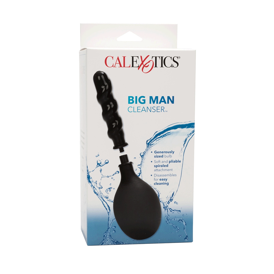 420ml Big Man Cleanser Ribbed Anal Enema Bulb by Cal Exotics Anal Douche