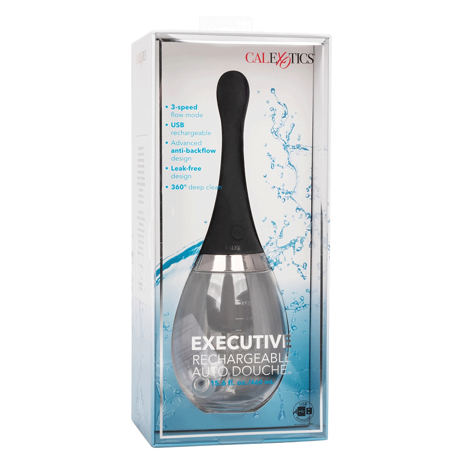 460ml Executive Rechargeable Auto Anal Douche by Cal Exotics Anal Douche