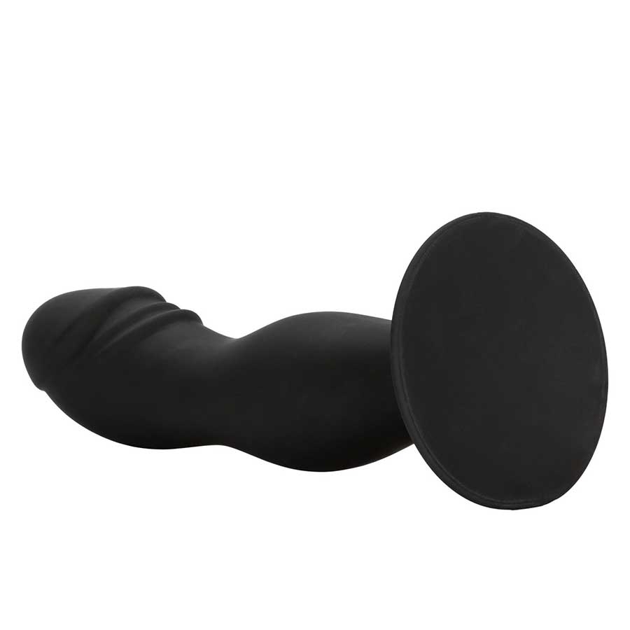 5.5 Inch Anal Stud Black Silicone Anal Dildo by Cal Exotics Dildos