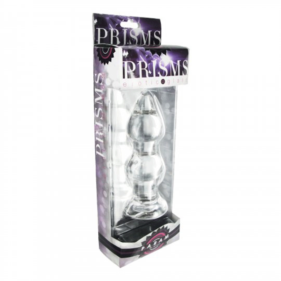 5.75 Inch Param Glass Anal Plug by Prisms Erotic Glass Anal Sex Toys
