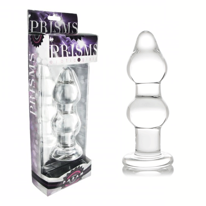 5.75" Param Glass Anal Plug by Prisms Erotic Glass