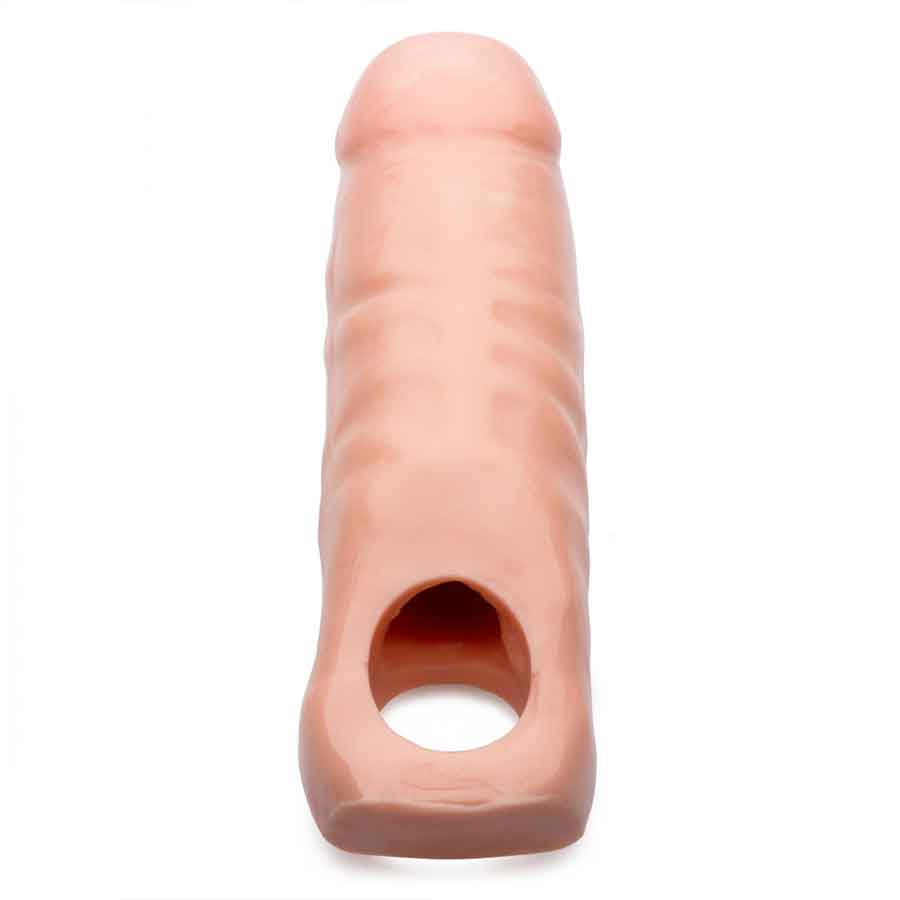 7 Inch Wide Natural Tan Penis Extension by Size Matters Cock Sheaths