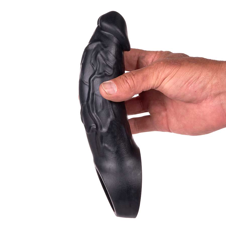 9 Inch Realistic Performance Penis Sleeve Natural Silicone Girth Enhancer Cock Sheaths