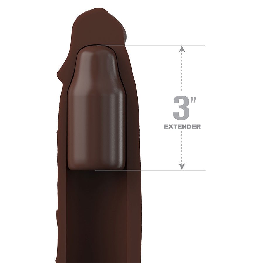 9 Inch Realistic X-Tension Silicone Penis Sleeve Cock Sheaths