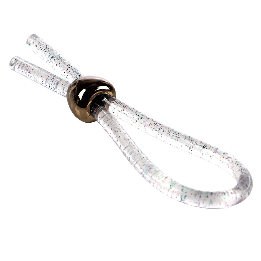 Adjustable Loop Enhancer Clear Cock Ring by Cal Exotics