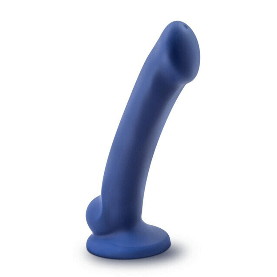 Avant D10 Suko 6.5 Inch Blue Silicone Dildo with Suction Cup by Blush Novelties