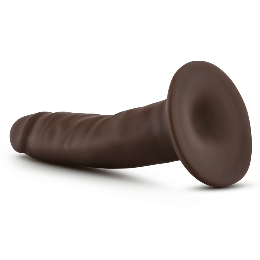Dr. Skin 5.5 Inch Brown Suction Cup Anal Dildo for Men by Blush Novelties