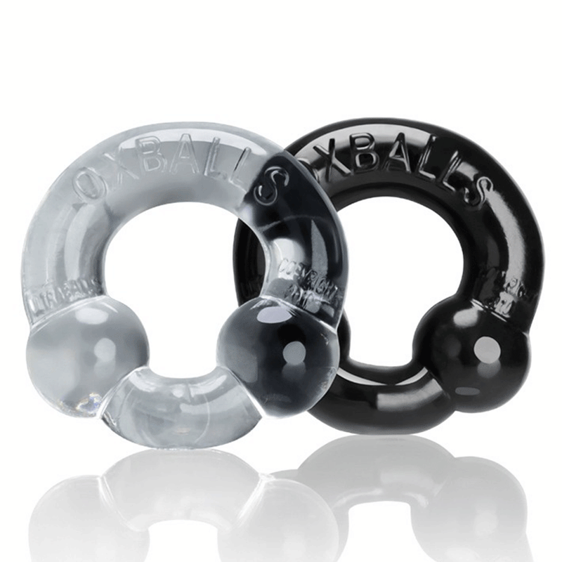 Oxballs Ultraballs Dual Beaded Stretchy Cock Ring Set for Men