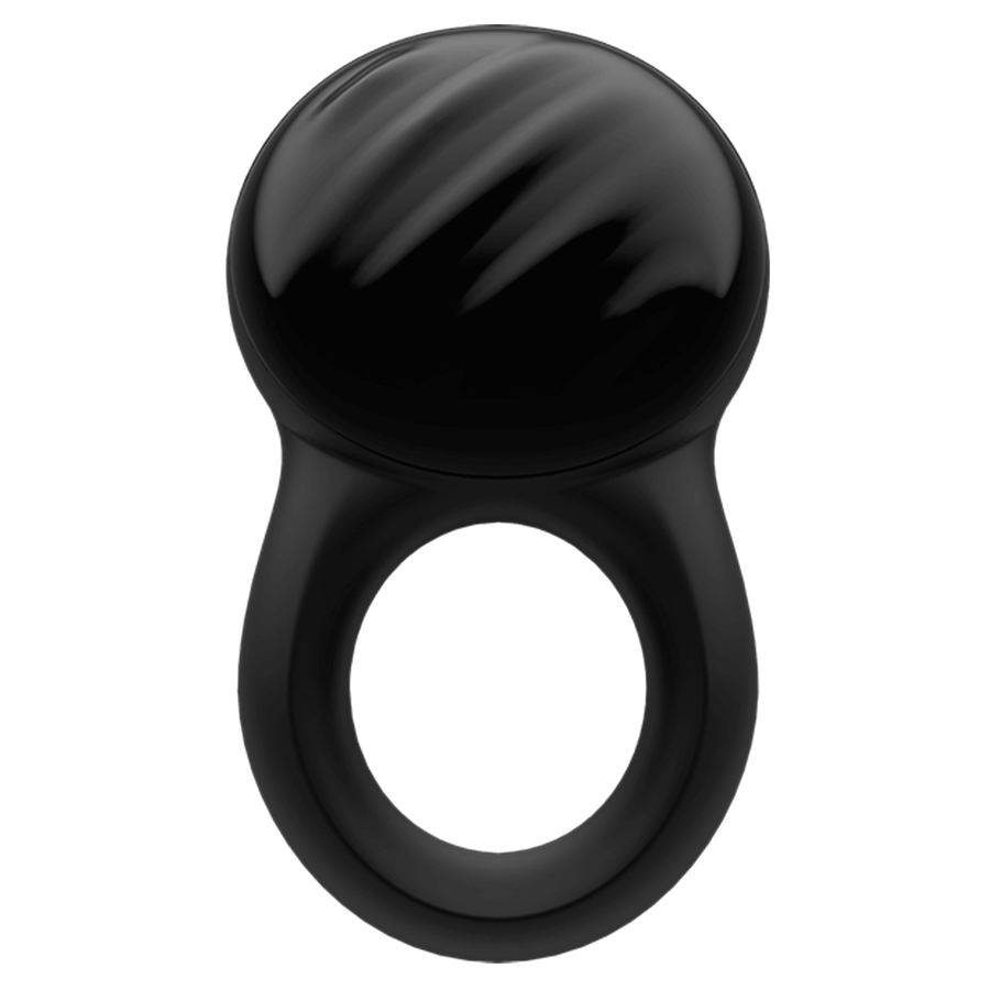 Satisfyer Signet Black Silicone Vibrating Cock Ring with App Control
