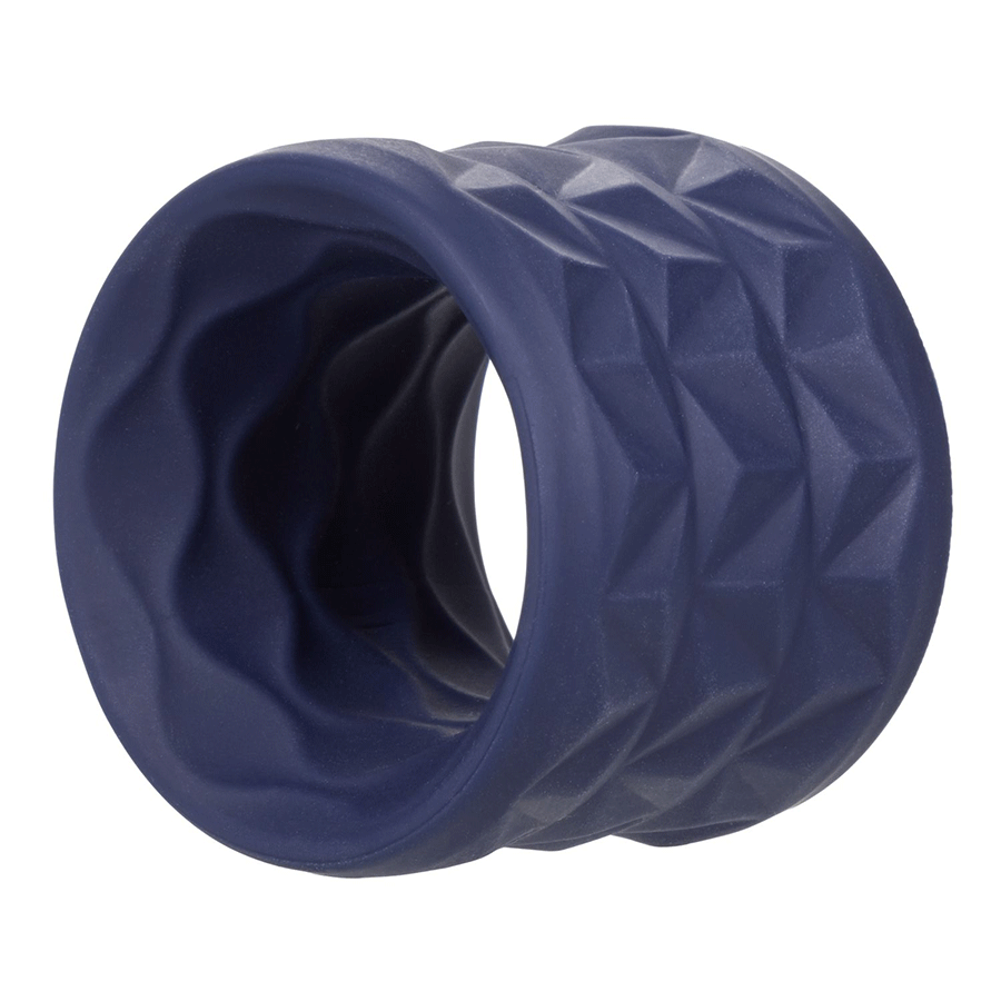Viceroy Reverse Endurance Ring Blue Silicone Cock Ring by Cal Exotics