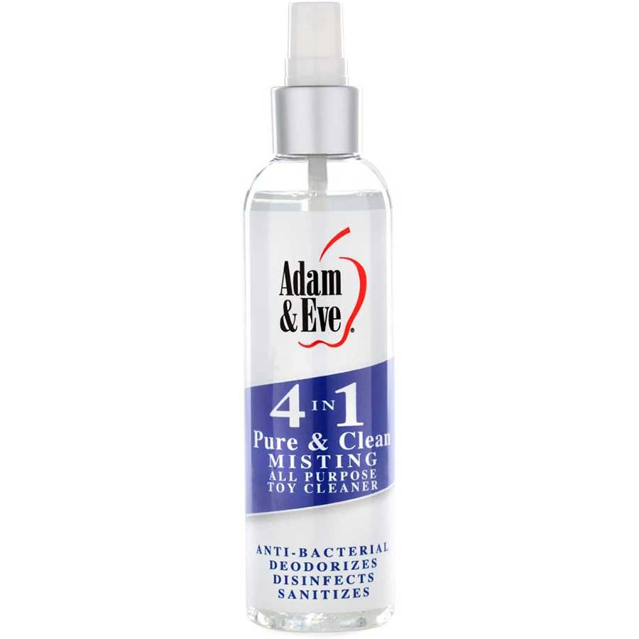 Adam and Eve 4 in 1 Pure and Clean Misting Toy Cleaner 2 oz Accessories
