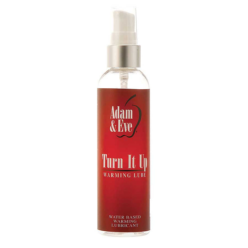 Adam & Eve Turn It Up Water Based Warming Lubricant 4 oz Lubricant