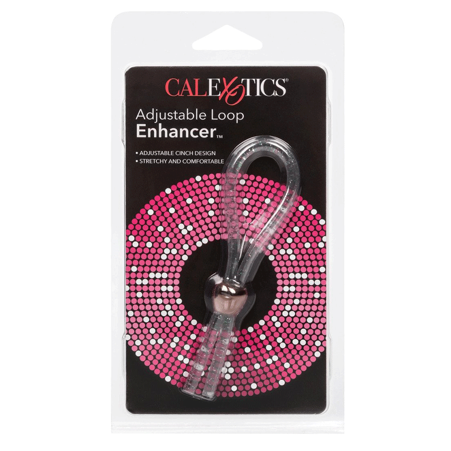 Adjustable Loop Enhancer Clear Cock Ring by Cal Exotics Cock Rings