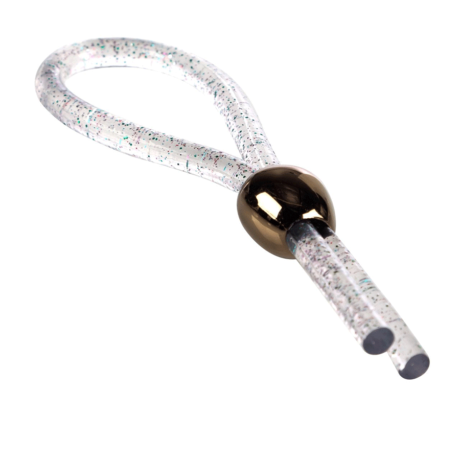 Adjustable Loop Enhancer Clear Cock Ring by Cal Exotics Cock Rings