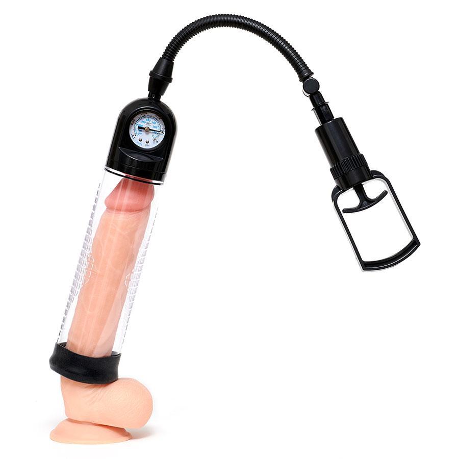 Advanced Trigger Penis Pump with Precision Air Gauge by Lynk Pleasure Advanced Trigger Penis Pump with Precision Air Gauge by Lynk Pleasure