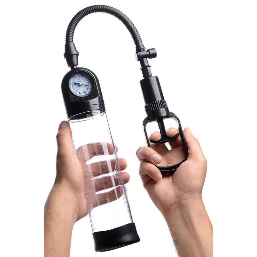 Advanced Trigger Penis Pump with Precision Air Gauge by Lynk Pleasure Penis Pumps
