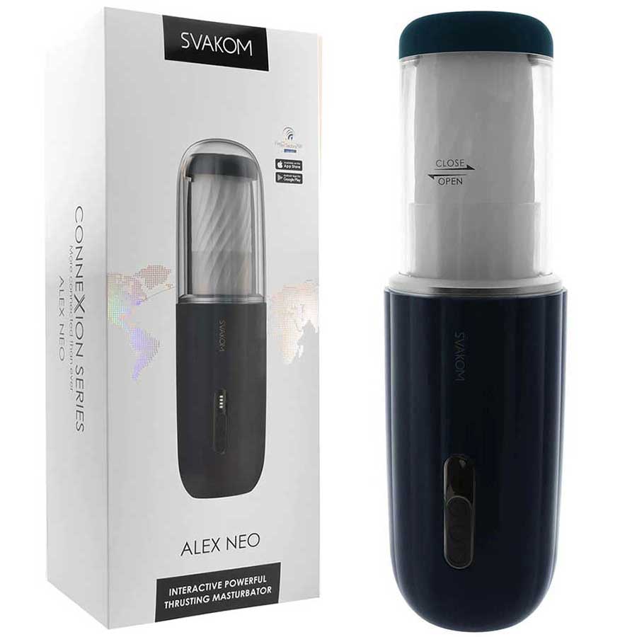 Alex Neo Automatic Smart Interactive Thrusting Masturbator by Svakom Masturbators