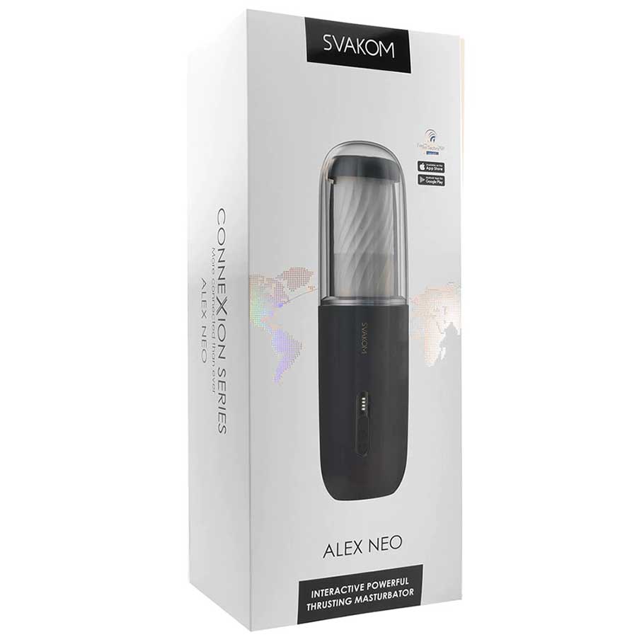Alex Neo Automatic Smart Interactive Thrusting Masturbator by Svakom Alex Neo Automatic Smart Interactive Thrusting Masturbator by Svakom