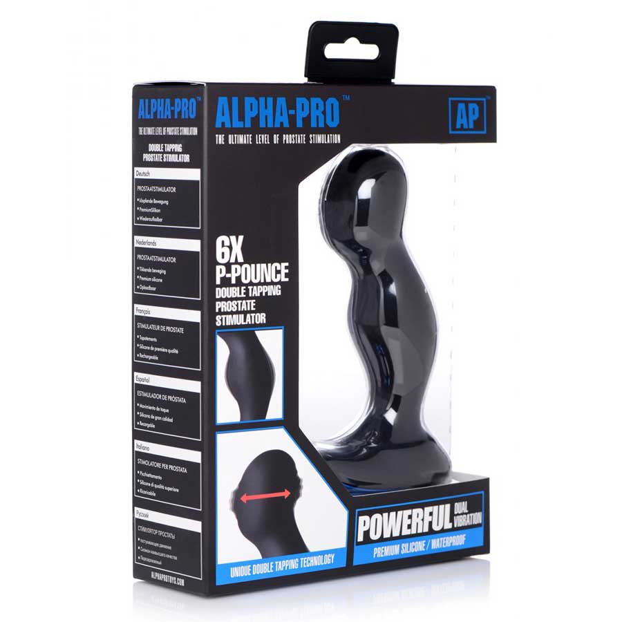 Alpha Pro 6X P-Pounce Double Tapping Prostate Stimulator Anal Sex Toys