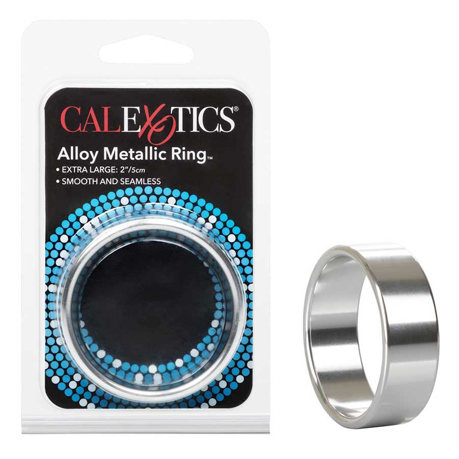 Aluminum Alloy Metallic Wide Cock Ring by Cal Exotics | Medium, Large, &amp; XL Cock Rings Extra Large