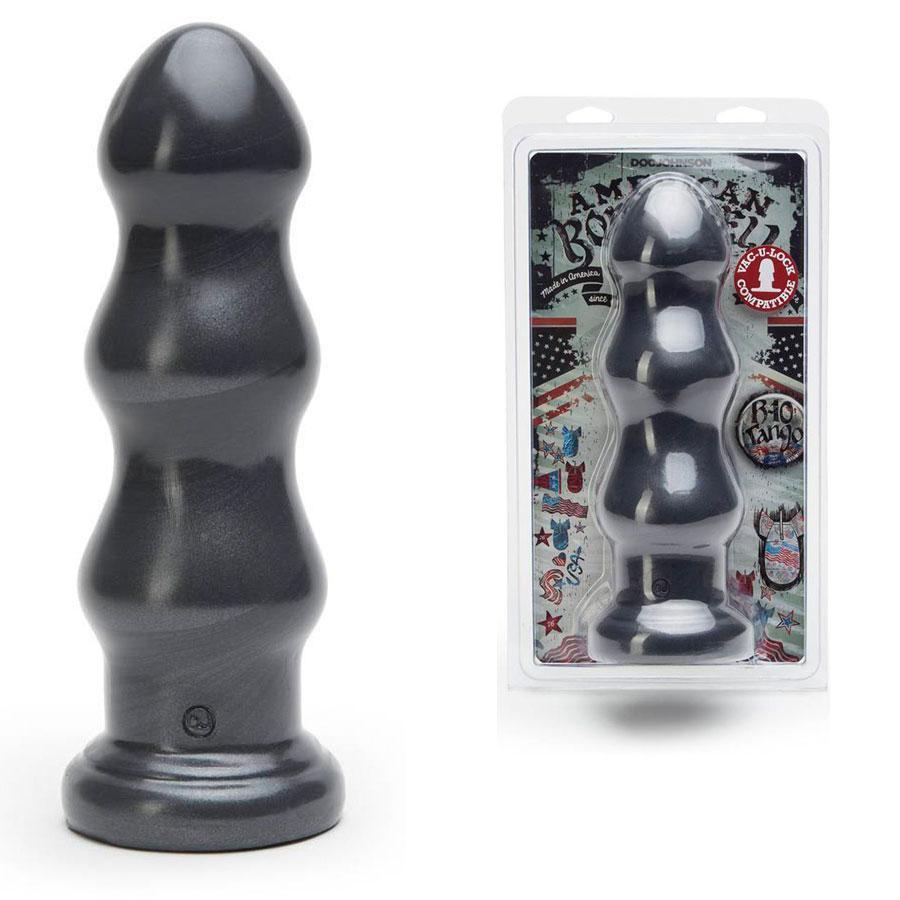 American Bombshell B-10 Tango Huge 10 Inch Butt Plug Gun Metal Grey American Bombshell B-10 Tango Huge 10 Inch Butt Plug Gun Metal Grey