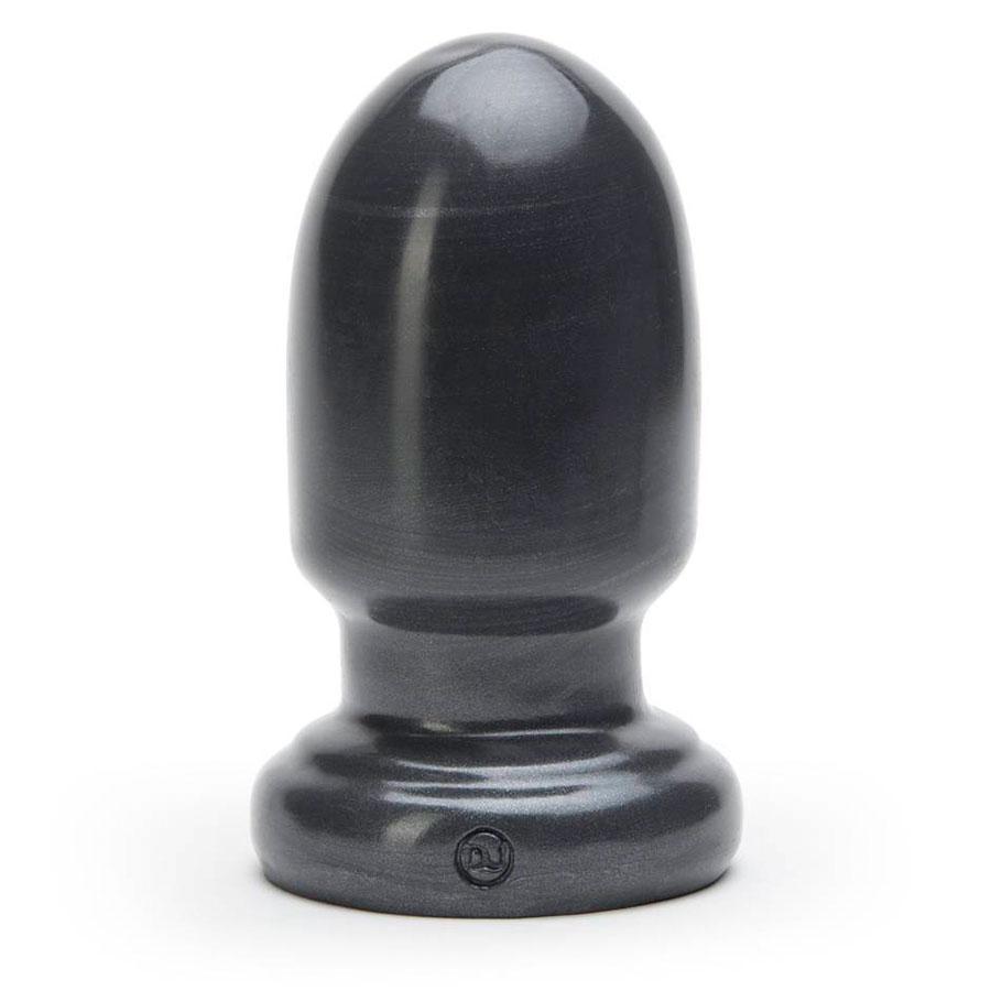 American Bombshell Shell Shocked Huge Round Butt Plug Gun Metal Grey Anal Sex Toys