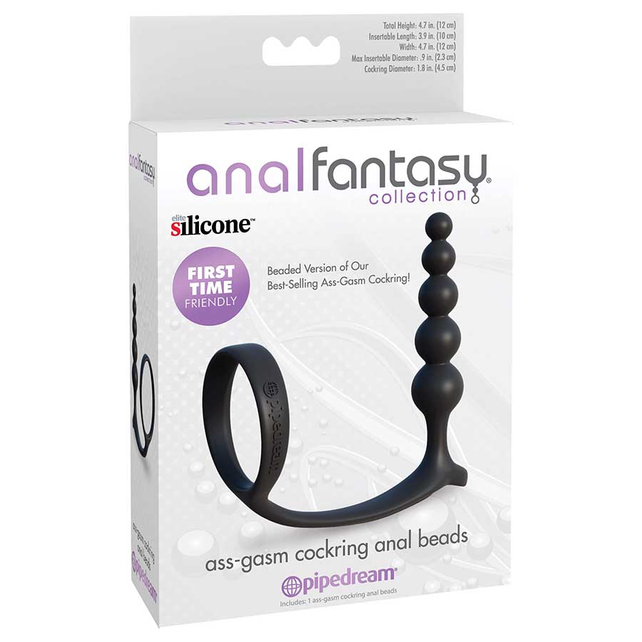 Anal Fantasy Collection Ass-gasm Cockring Anal Beads by Pipedream Prod Anal Fantasy Collection Ass-gasm Cockring Anal Beads by Pipedream Prod