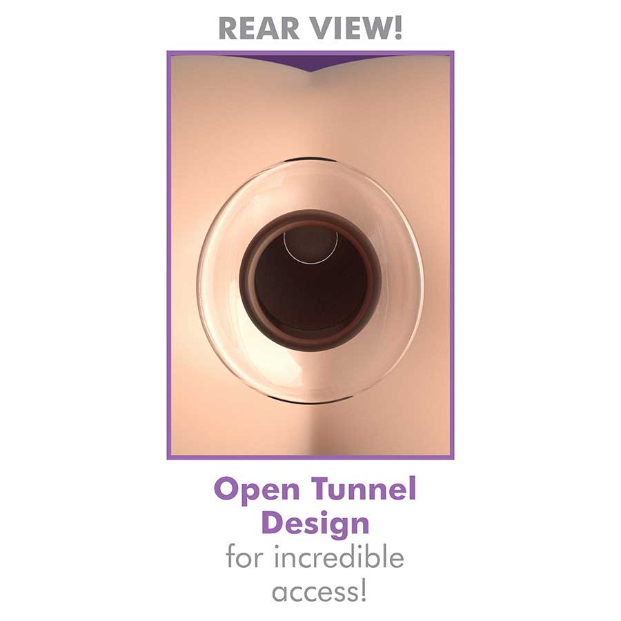 Anal Fantasy Elite Mega XL Anal Gaper Clear Glass Open Tunnel Butt Plu Anal Fantasy Elite Mega XL Anal Gaper Clear Glass Open Tunnel Butt Plu