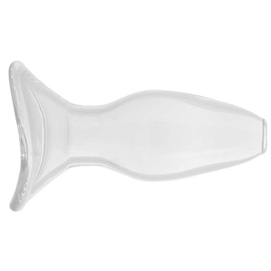 Anal Fantasy Elite Small Anal Gaper Clear Glass Open Tunnel Butt Plug Anal Fantasy Elite Small Anal Gaper Clear Glass Open Tunnel Butt Plug