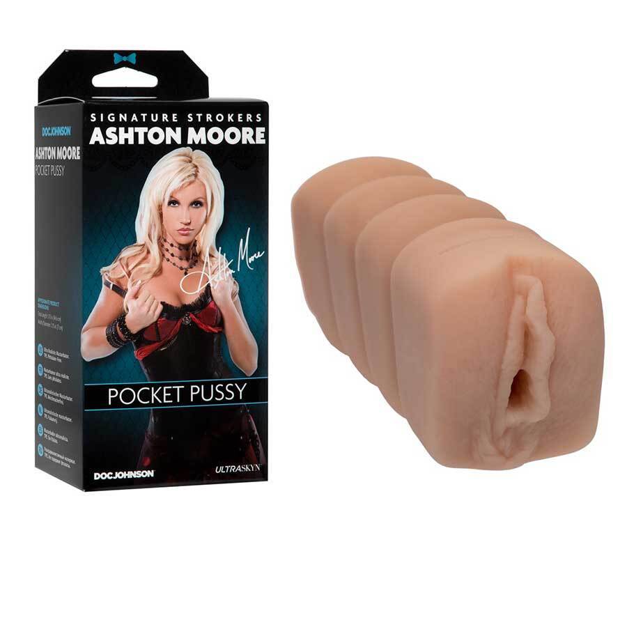 Ashton Moore Pocket Pussy | Realistic Signature Stroker by Doc Johnson Masturbators