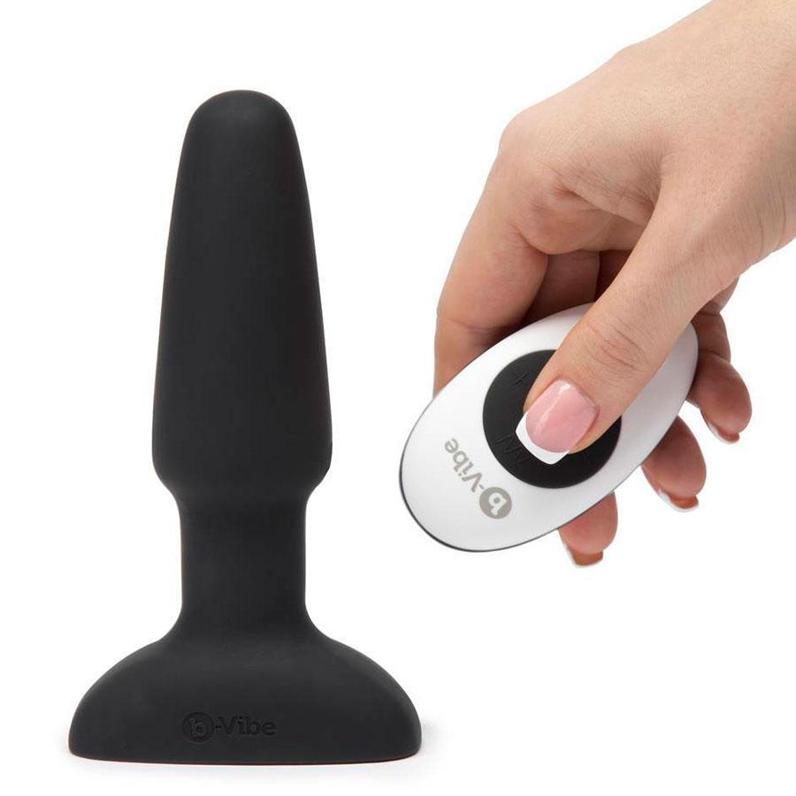 b-vibe Rimming Plug 2 | Rotating and Vibrating Butt Plug for Men Anal Sex Toys