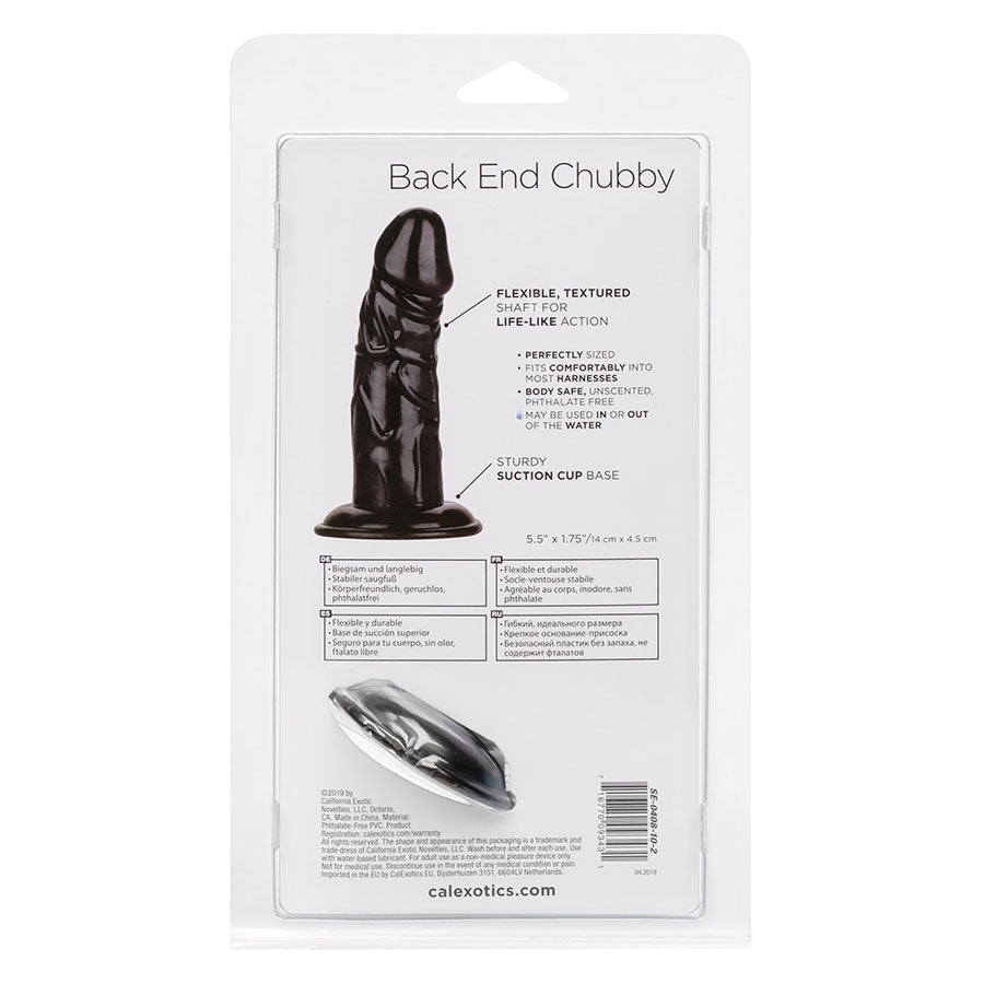 Back End Chubby Suction Cup Anal Dildo by Cal Exotics Dildos