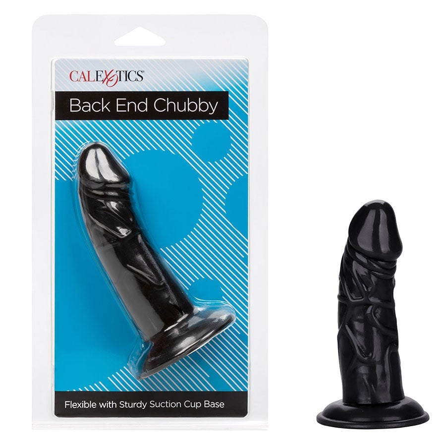 Back End Chubby Suction Cup Anal Dildo by Cal Exotics Back End Chubby Suction Cup Anal Dildo by Cal Exotics