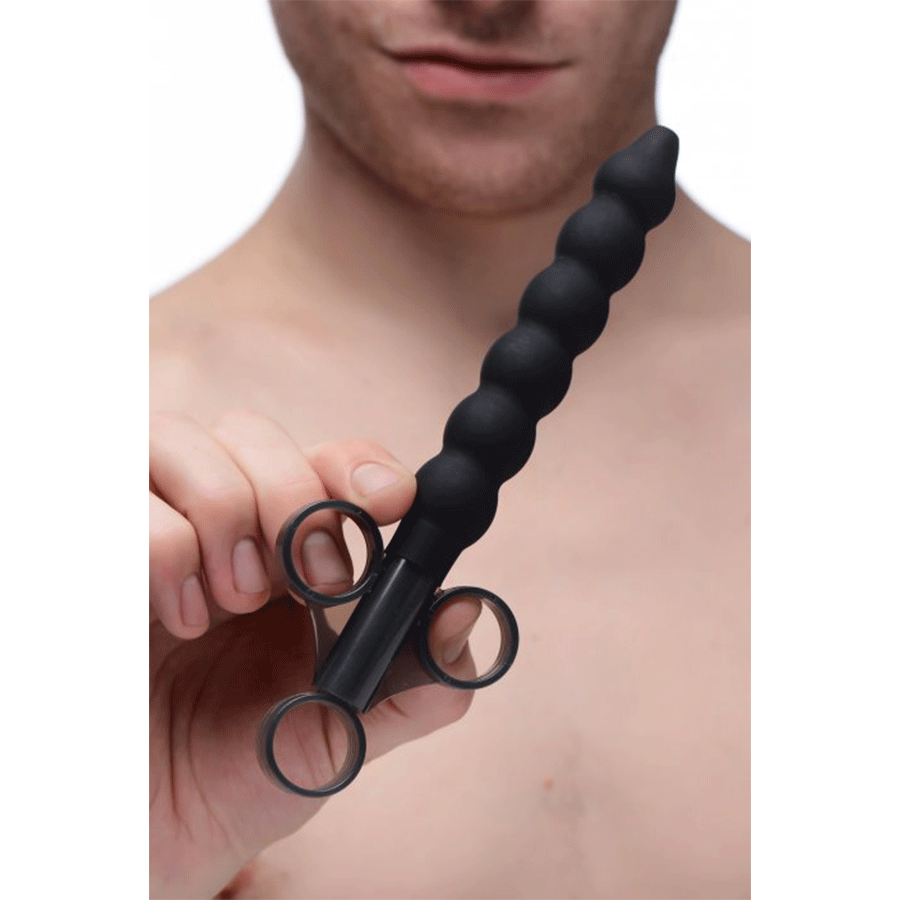 Black Silicone Beaded Lubricant Launcher by CleanStream Lube Launcher
