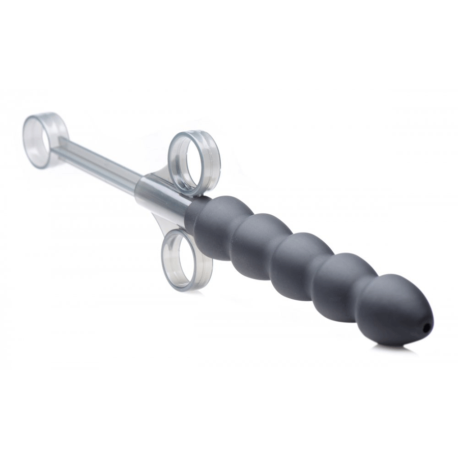 Black Silicone Links Lubricant Launcher by Master Series Lube Launcher