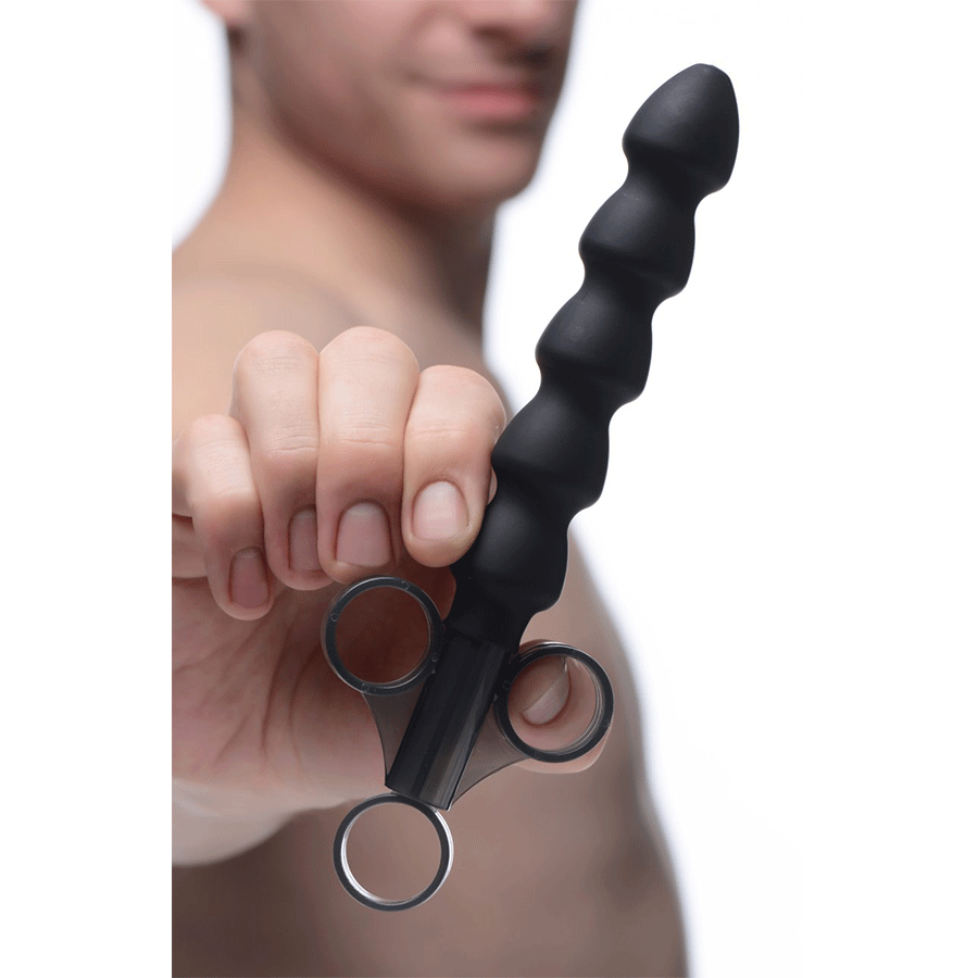 Black Silicone Links Lubricant Launcher by Master Series Lube Launcher