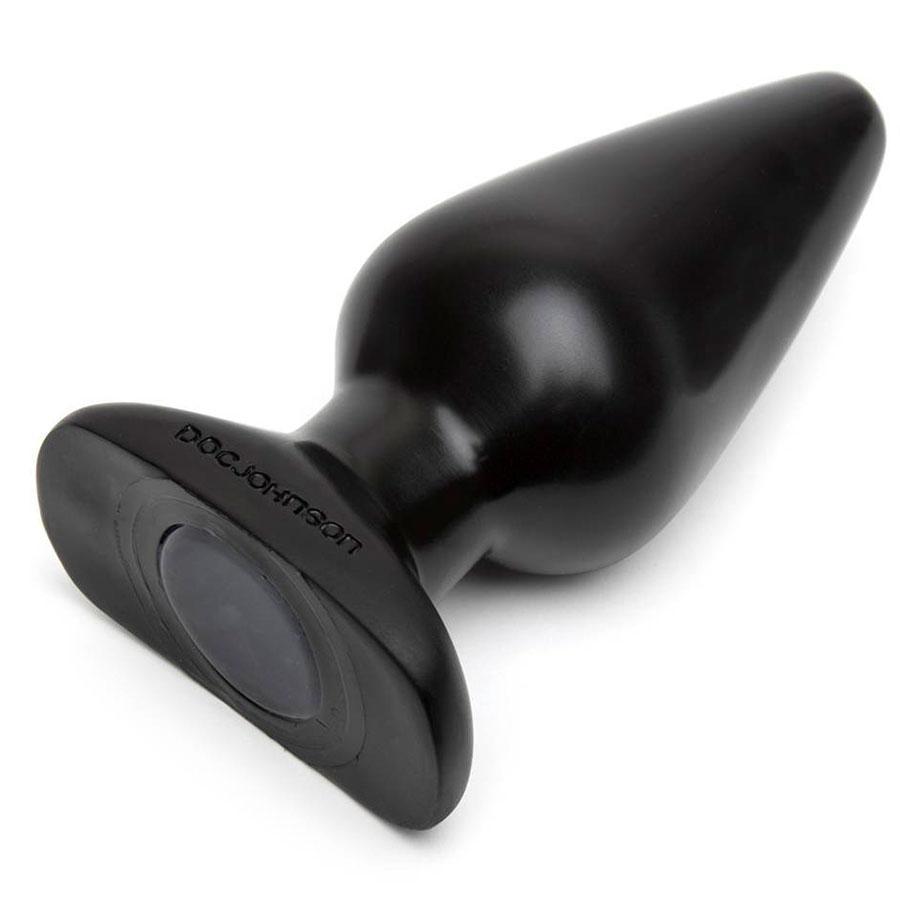 Classic Large Black Butt Plug | Smooth Tapered Anal Plug with Base Anal Sex Toys