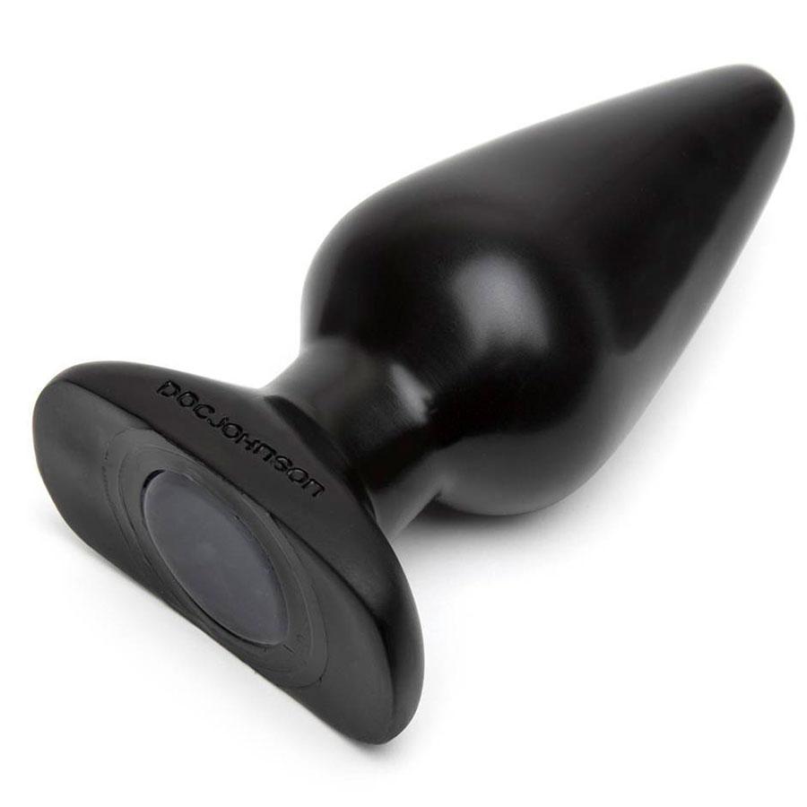 Classic Large Black Butt Plug | Smooth Tapered Anal Plug with Base Classic Large Black Butt Plug | Smooth Tapered Anal Plug with Base