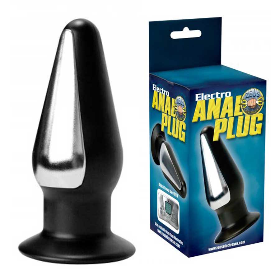 Classic Zeus Electro-Stim Anal Plug | Large Electrosex Butt Plug Anal Sex Toys