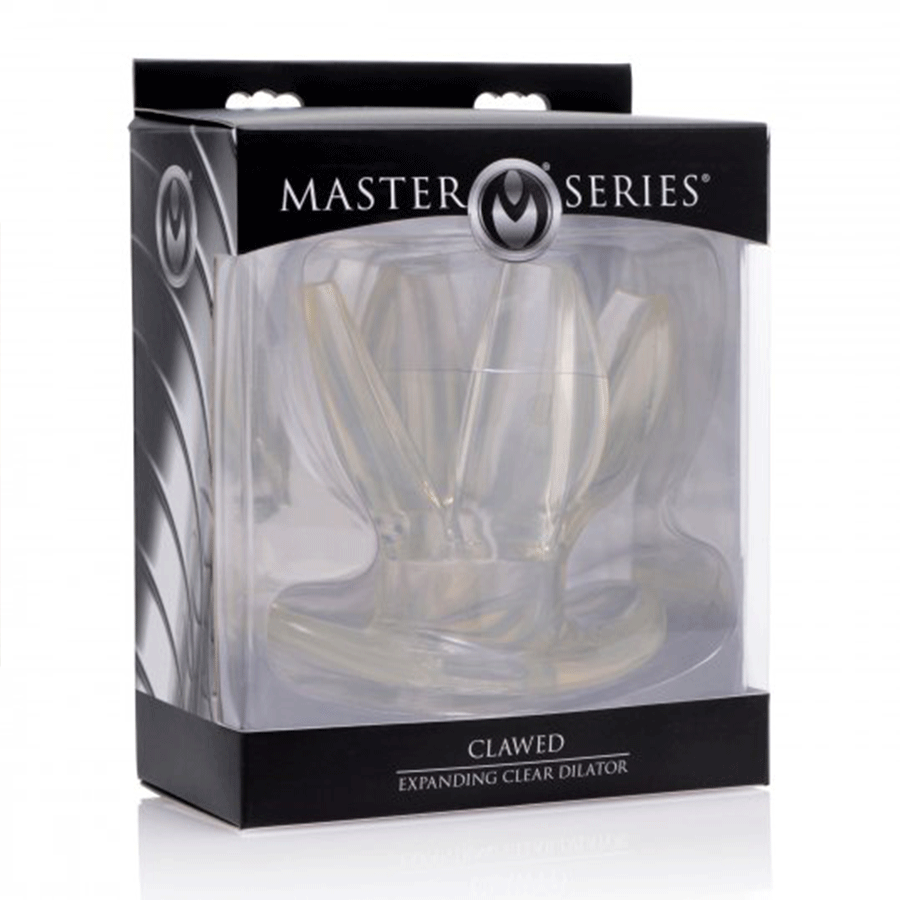 Clawed Expanding Clear Anchor Butt Plug Dilator by Master Series Clawed Expanding Clear Anchor Butt Plug Dilator by Master Series