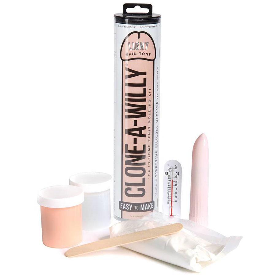 CLONE-A-WILLY - Silicone Penis Casting Kit for DIY Dildo (Hot Pink)