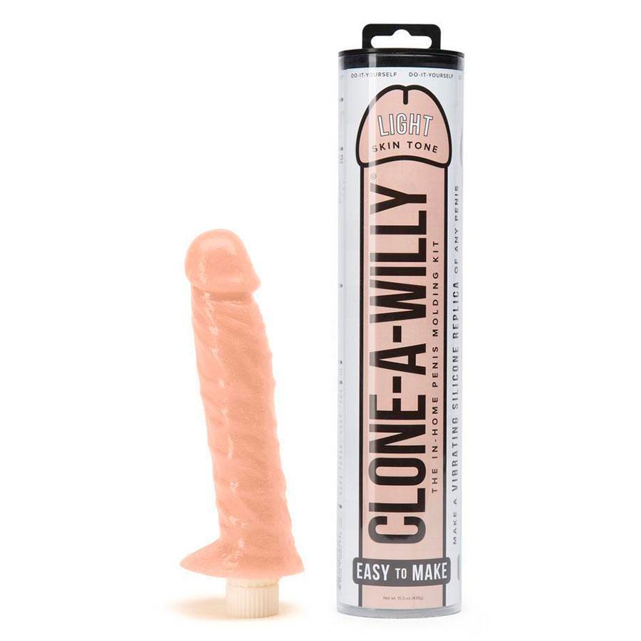 Clone A Willy Kit &amp; Vibrator | At Home DIY Penis Molding Kit Tips &amp; Instructions Dildos Tan