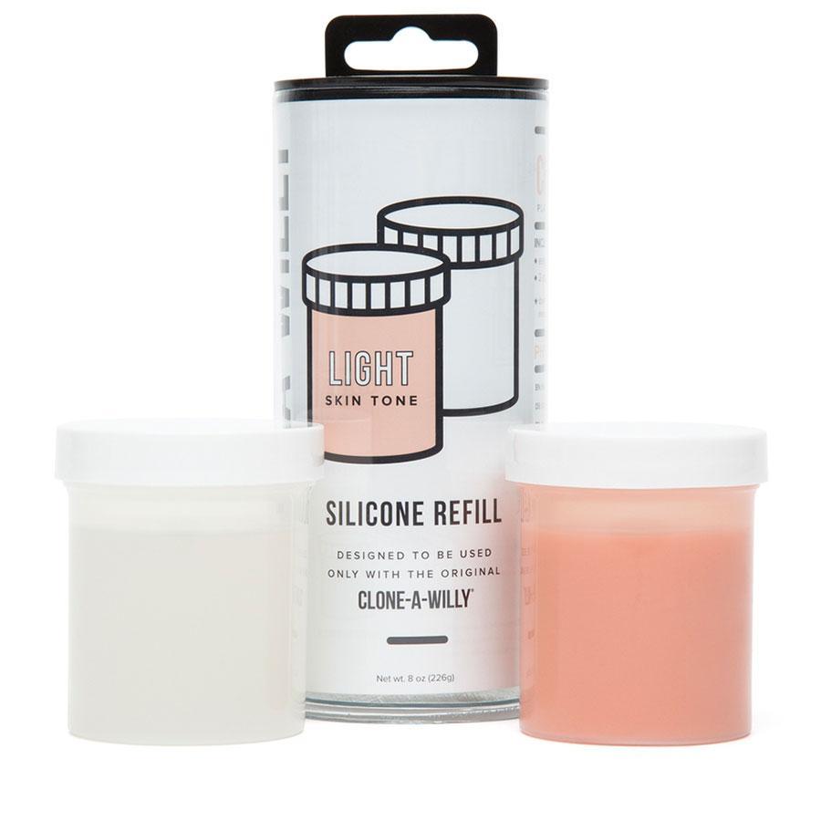 Clone A Willy Refill | Light Tone Liquid Silicone Refill 7 oz Accessories